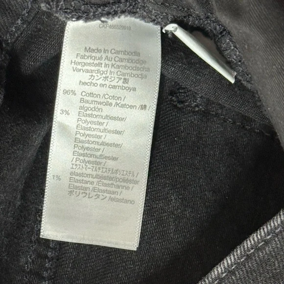 Madewell The Perfect Vintage Flare Jean Sherborn Wash High-Rise Black Denim - Picture 13 of 16